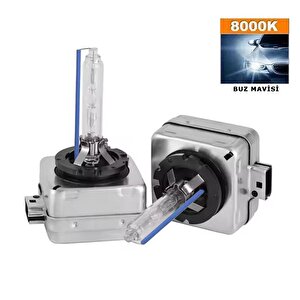 Tecnopoint D3s / D3r 8000k Buz Mavisi Hid Xenon Ampul 2 Adet