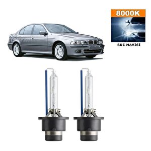 Bmw 5 Serisi E39 1996-2003 D2s / D2r 8000k Buz Mavisi Hid Xenon Ampul 2 Adet