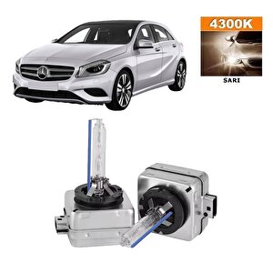 Mercedes A Serisi W176 2012-2018 Xenon D1s / D1r 4300k Sarı Hid Xenon Ampul 2 Adet
