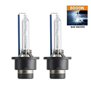 Tecnopoint D4s / D4r 8000k Buz Mavisi Hid Xenon Ampul 2 Adet
