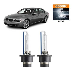 Bmw 7 Serisi E65 2002-2005 Xenon D2s / D2r 6000k Beyaz Hid Xenon Ampul 2 Adet