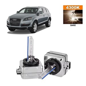 Audi Q7 2009-2009 Xenon D1s / D1r 4300k Sarı Hid Xenon Ampul 2 Adet