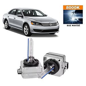 Volkswagen Passat B7 2010-2014 D3s / D3r 8000k Buz Mavisi Hid Xenon Ampul 2 Adet