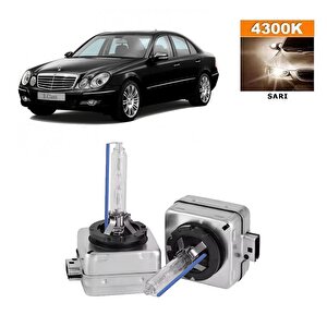 Mercedes E Serisi W211 2001-2009 Xenon D1s / D1r 4300k Sarı Hid Xenon Ampul 2 Adet