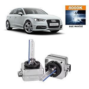 Audi A3 2012-2016 D3s / D3r 8000k Buz Mavisi Hid Xenon Ampul 2 Adet