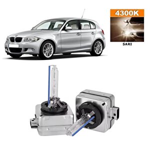 Bmw 1 Serisi E87 2003-2012 Xenon D1s / D1r 4300k Sarı Hid Xenon Ampul 2 Adet