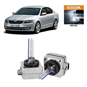 Skoda Octavia Iii 2013-2015 D3s / D3r 6000k Beyaz Hid Xenon Ampul 2 Adet