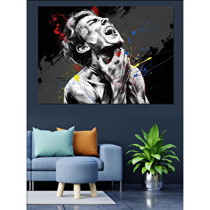 Çığlık Atan Adam Dekoratif Kanvas - Mdf Ahşap Tablo 25x35 cm