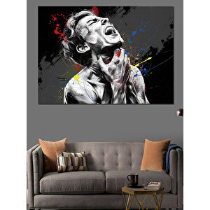Çığlık Atan Adam Dekoratif Kanvas - Mdf Ahşap Tablo 25x35 cm