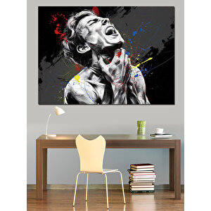 Çığlık Atan Adam Dekoratif Kanvas - Mdf Ahşap Tablo