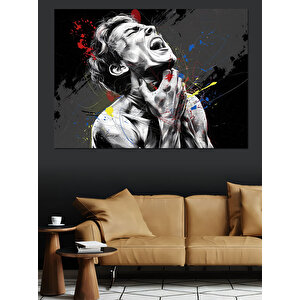Çığlık Atan Adam Dekoratif Kanvas - Mdf Ahşap Tablo 35x50 cm