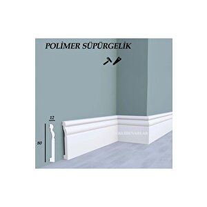8cmx120cm Lotus Pvc Süpürgelik Desenli Suya Neme Dayanıklı Pvc Parke Seramik Salon Mutfak Süpürgelik