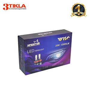 Citroen Ax Wise Beyaz H4 Mini Led Xenon Şimşek Etkili 12000 Lümen