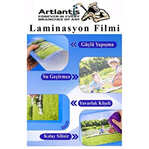 Laminasyon Filmi Parlak A4 10 Lu 1 Paket 125 Mikron Laminasyon Kaplama Pvc Kaplama Poşeti 10 Adet