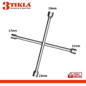 4 Lü Çelik Bijon Anahtarı 17-19-21-23mm