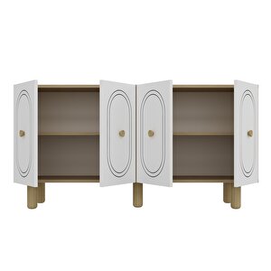 Polendd (kb150) Bohem Konsol Safir Meşe-beyaz