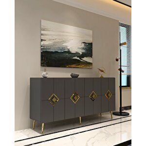 Robberdd (kb150) Konsol Antrasi̇t-antrasi̇t-altin Antrasit Gold