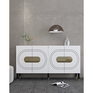 Demetdd (kb150) Konsol beyaz-altın Beyaz-Altın