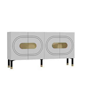 Demetdd (kb150) Konsol beyaz-altın