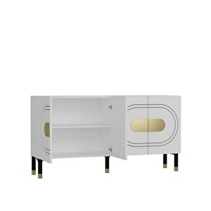 Demetdd (kb150) Konsol beyaz-altın