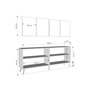 Bennerdd (kx180) Konsol Antrasi̇t-altin
