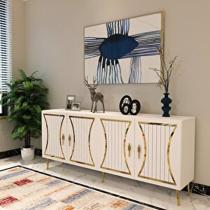 Teandd (kb150) Konsol Beyaz Altın Beyaz gold