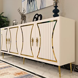 Teandd (kb150) Konsol Beyaz Altın Beyaz gold