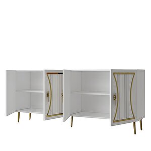 Teandd (kb150) Konsol Beyaz Altın
