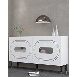 Demetdd (kb150) Konsol beyaz-gümüş Beyaz-Gümüş