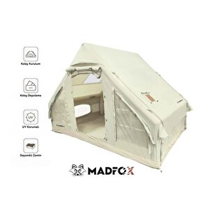 Bigless Clamping Cotton İnflatable Şişme Çadır Baca Çıkışlı