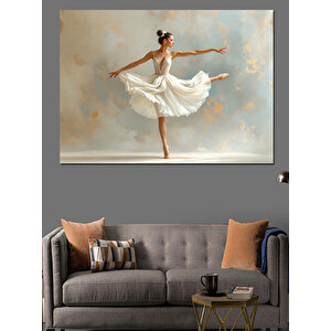 Balerin Dönüş Figürü Dekoratif Kanvas - Mdf Ahşap Tablo 100x140 cm