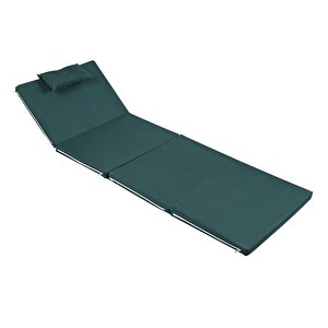 Bysay Şezlong Mi̇nderi̇ Kamp Mi̇nderi̇ Fermuarli Şapkali  4 Cm (yeşi̇l) Haki Yeşil