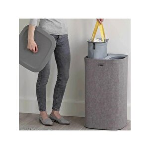 Joseph Joseph 50001 Tota 60 Lt. Çamaşır Ayırma Sepeti - Gri
