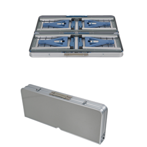 Modulbox Katlanabi̇li̇r, Alümi̇nyum 67x85, Kendi̇nden 4 Tabureli̇, Kamp Masa Takimi, Pi̇kni̇k Masa Takimi