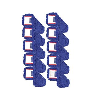 Uctm N0037 Zincir Orlon Nemli Mop Yedeği 50 Cm Mavi 10 Adet
