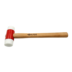 Evt831 40mm Ahşap Saplı Vidalı Plastik Tokmak