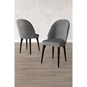 Milas Siyah Mermer Desen 80x132 Açılabilir Mdf Masa Yemek Odası Takımı,mutfak Takımı 4 Sandalye, 1 Bench