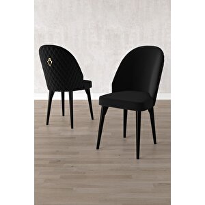 Milas Siyah Mermer Desen 80x132 Açılabilir Mdf Masa Yemek Odası Takımı,mutfak Takımı 4 Sandalye, 1 Bench