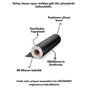 Mat Siyah Folyo 60 Cm X 1 Metre