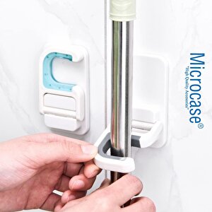 Microcase Yapışkanlı Kaymaz Süpürge Paspas Mop Havlu Eşya Tutucu -al4799