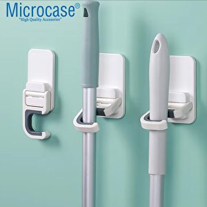 Microcase Yapışkanlı Kaymaz Süpürge Paspas Mop Havlu Eşya Tutucu -al4799