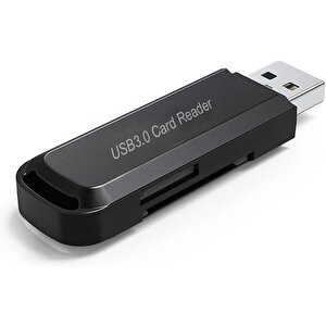 Usb 3.0 Çift Yuvalı 512 Gb Destekli Tf / Sd Kart Okuyucu Al4474