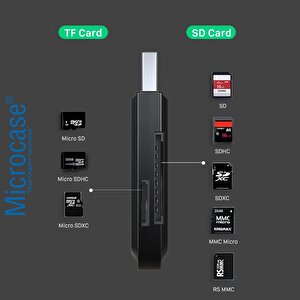 Usb 3.0 Çift Yuvalı 512 Gb Destekli Tf / Sd Kart Okuyucu Al4474