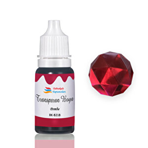 Epoksi Reçine Transparan Boya Pigment Şeffaf Epoksi Boyası 20 Ml  Pembe - 8218