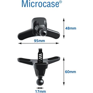 Microcase Oto Araç Tutucu Sağlam Ayarlanabilir Kıskaçlı Tutucu Parçası 17mm-al4261