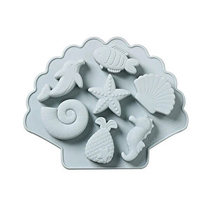 Silikon Kalıp Deniz Hayvanları  Şekilli 7  Li