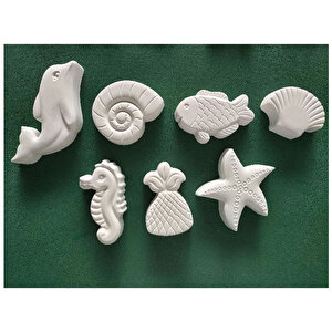 Silikon Kalıp Deniz Hayvanları  Şekilli 7  Li