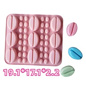 Silikon Kek Kalıp Sugarcraft Kahve Çekirdekleri Kalıbı Şeker Hamuru Çikolata Kalıbı