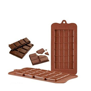 Tablet Silikon Çikolata Kalıbı Mini 10.5x21 Cm Bt2373