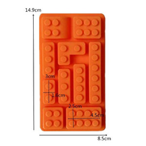 Silikon  Kalıp  Lego  10 Lu